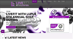 Desktop Screenshot of livefitwithlupus.org